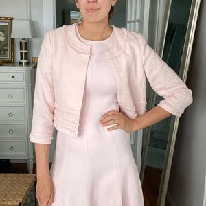 Karl Lagerfeld Paris Cropped Cotton Textured Jacket